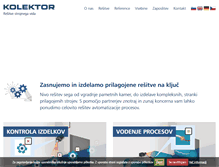 Tablet Screenshot of kolektorvision.com